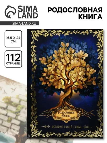 Сималенд Родословная книга «История нашей семьи» 16,5×24 см