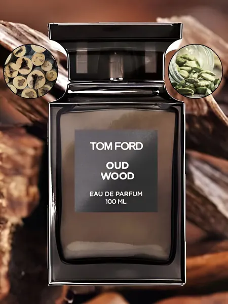 Парфюмерная вода Tom Ford "Oud Wood", мужская, древесные ноты, 100мл
