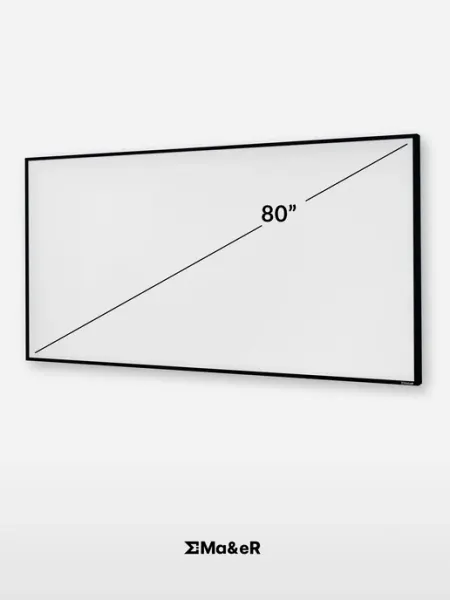 Ma&eR Woven Acoustic Transparent 80" 16 9 Экран для проекторов