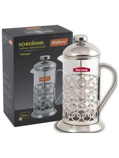Mallony Чайник,кофейник Olimpia T046 350мл