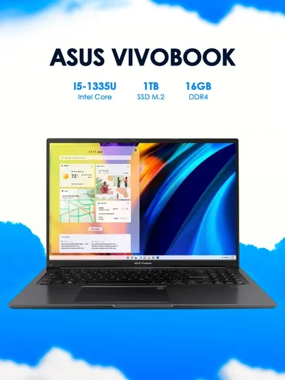 Ноутбук ASUS Vivobook R1605V i5-1335U Indie Black 16"