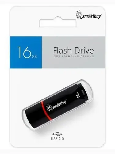 USB флеш накопитель 16 Gb SmartBuy Crown Black (SB16GBCRW-K)
