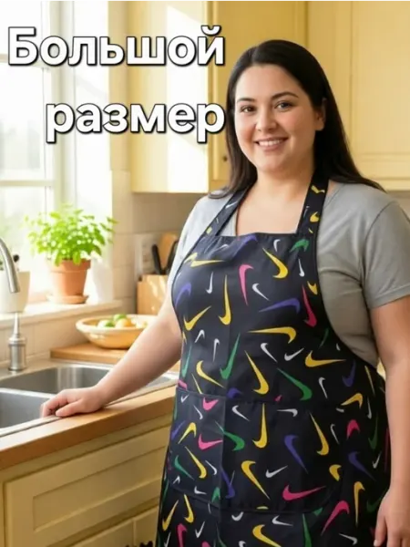 Без бренда Фартук болоньевый большой размер