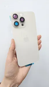 Крышка корпусная, задняя iPhone 16 Pro Max , золото , Премиум