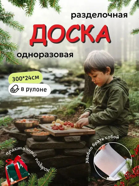 Доска разделочная одноразовая в рулоне