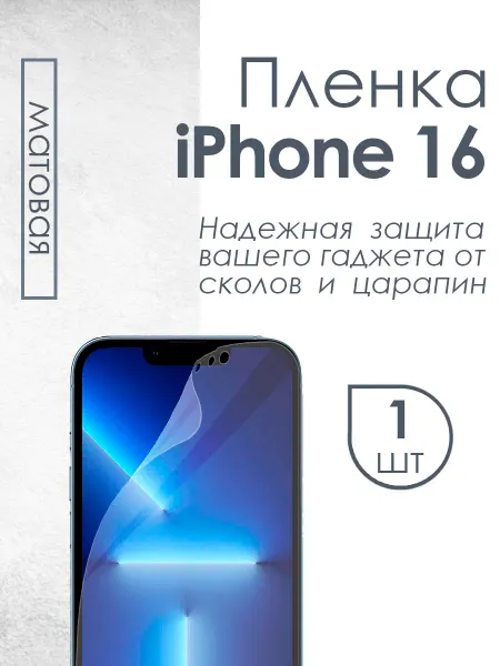 Profit Матовая защитная плёнка для iPhone 16