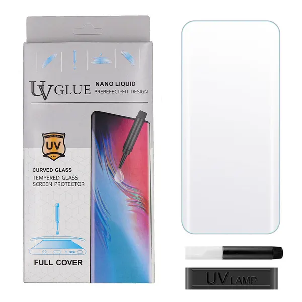 Защитное стекло на Honor 90, ультрафиолет, прозрачное, X-CASE