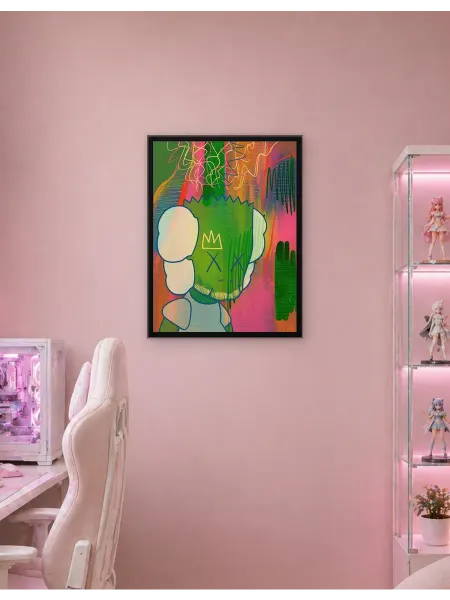Postersbase Арт-постер KAWS Куклы уникальные абстракции 2 30x40