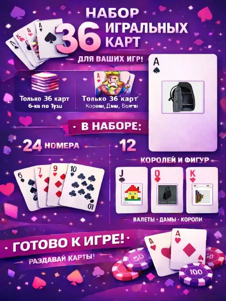 1-й Стикер Постеры колода карт 36 шт codezak