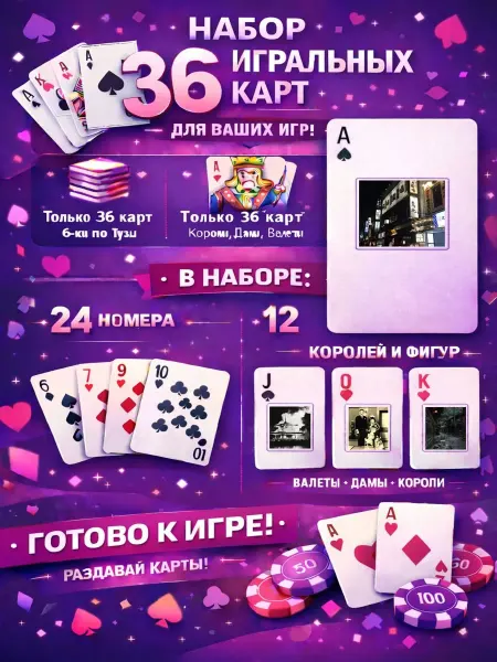 1-й Стикер Постеры колода карт 36 шт dark_asia