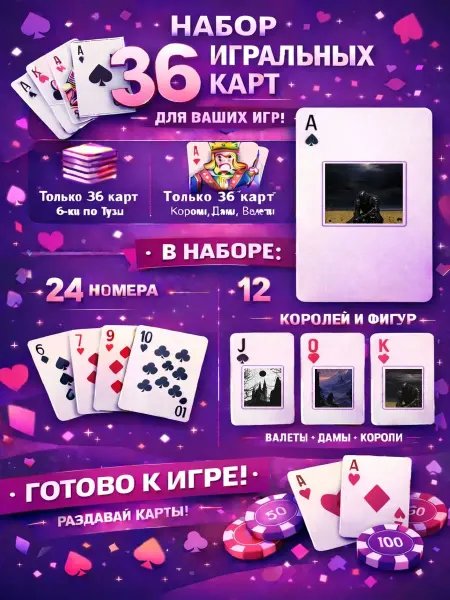 1-й Стикер Постеры колода карт 36 шт dark_fantasy