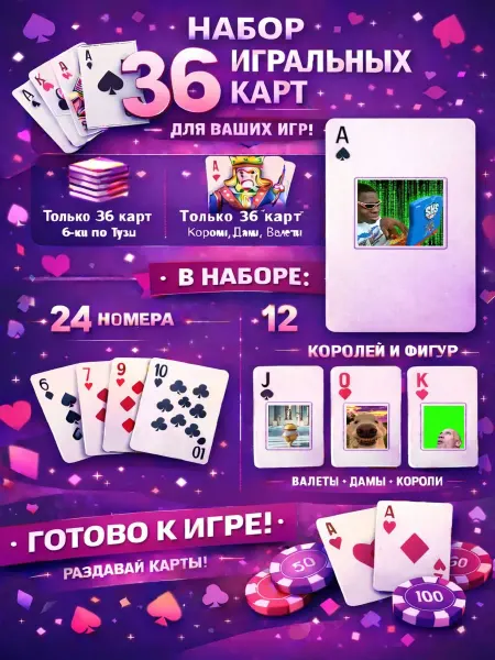 1-й Стикер Постеры колода карт 36 шт full_hd_Мемы