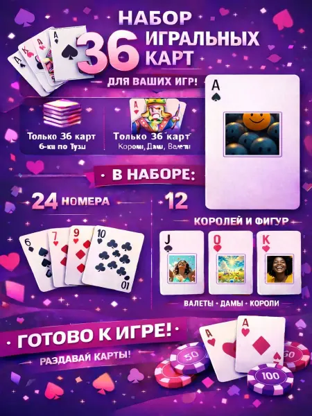 1-й Стикер Постеры колода карт 36 шт full_hd_радость
