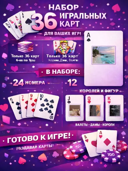 1-й Стикер Постеры колода карт 36 шт full_hd_эстетичные