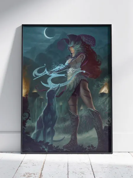 HEAVEN POSTER Плакат Божества и Мифология (Артемида 2) A3 42x30 см