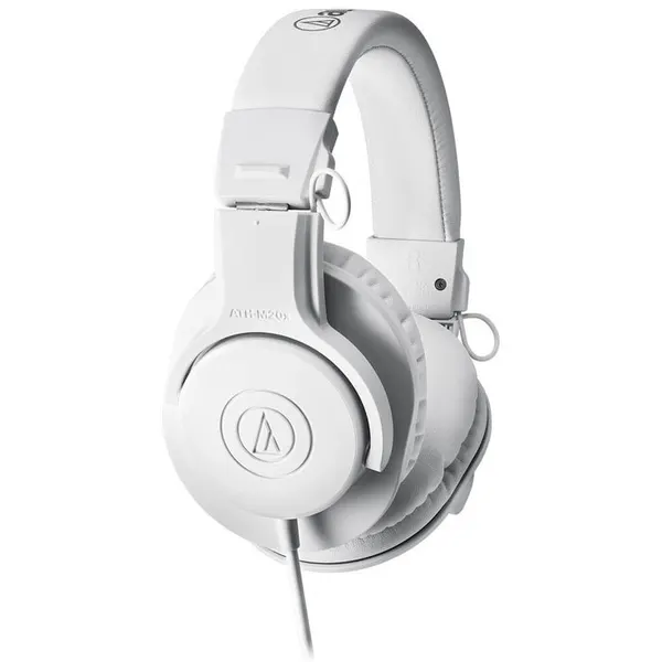 Наушники AUDIO-TECHNICA ATH-M20XWH полноразмерные 3.5/6.3 - 3м белые