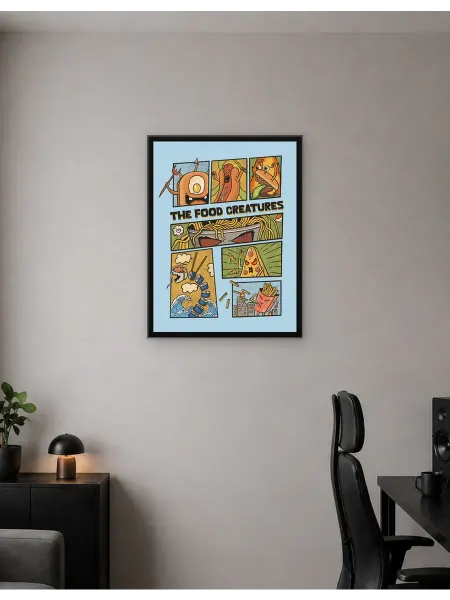 Postersbase Постер на стену Существо еды 30x40