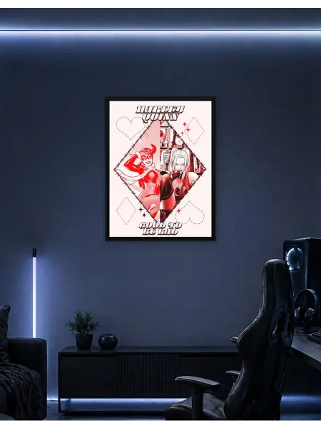 Postersbase Постер на стену Карта Харли Квинн 30x40