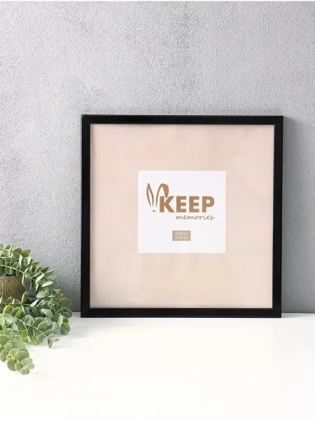 Keep memories Фоторамка для фото 35×35 см чёрная