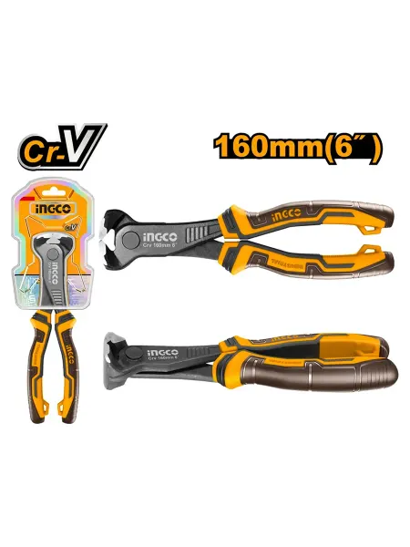 INGCO Кусачки торцевые HECP28160 INDUSTRIAL, 160 мм, Cr-V