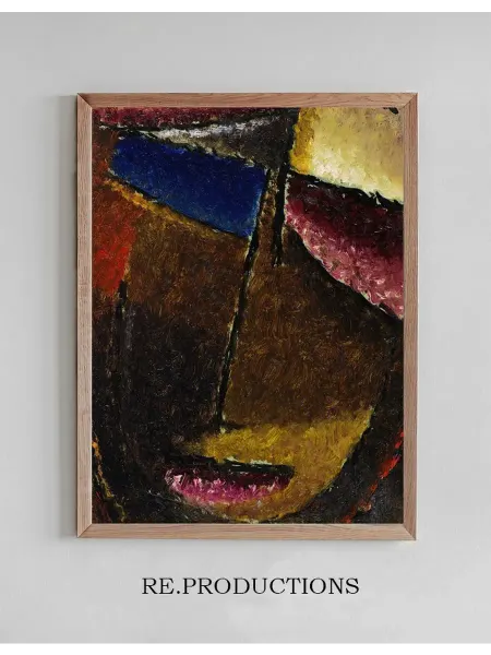 Re.productions Постер Kleiner abstrakter Kopf - Alexej von Jawlensky