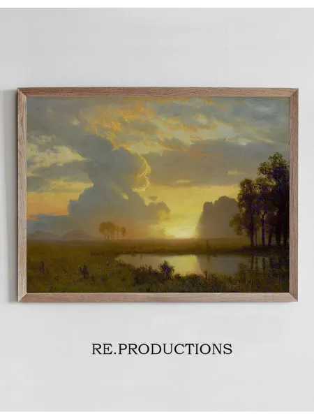 Re.productions Постер Estes Park, Colorado - Albert Bierstadt