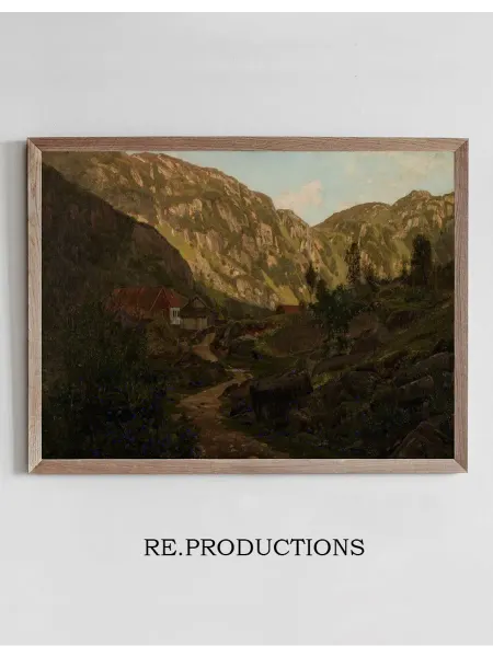 Re.productions Постер Fra heiene ved Reke - Amaldus Nielsen