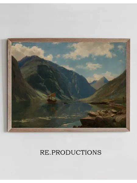 Re.productions Постер Fra Sognefjord - Amaldus Nielsen