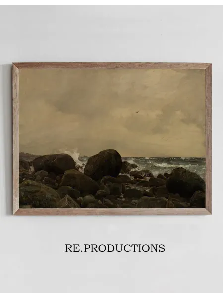 Re.productions Постер Regnstemning,Jæren - Amaldus Nielsen