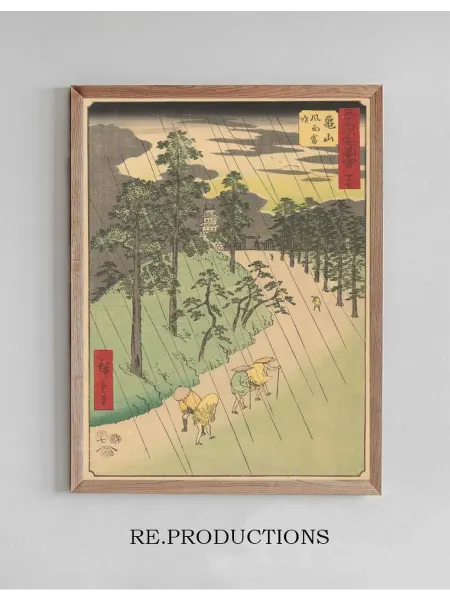 Re.productions Постер Kameyama - Andō Hiroshige