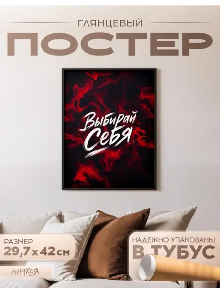 AniKoya Постеры интерьерные на стену мотивация