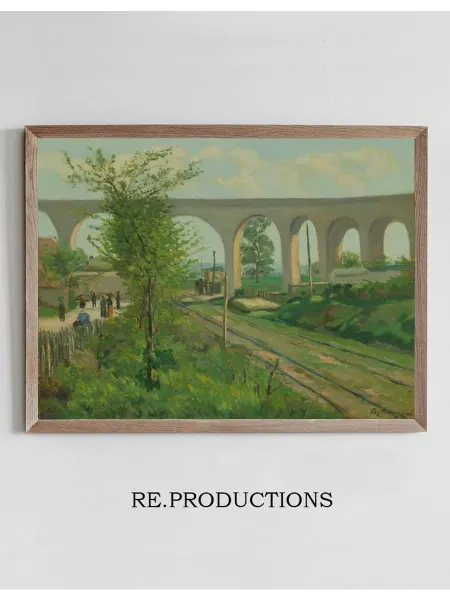Re.productions Постер The Arcueil Aqueduct at Sceaux - Armand Guillaumin