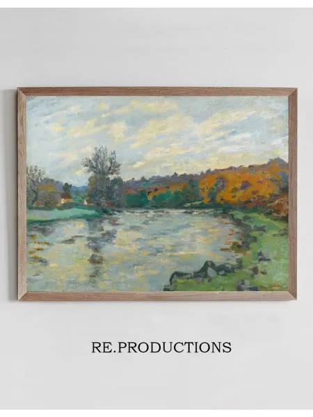 Re.productions Постер Barrage De Genetin, Crozant - Armand Guillaumin