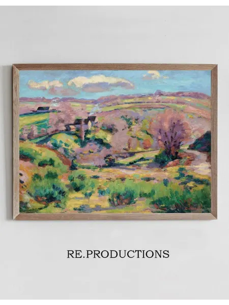 Re.productions Постер Paysage de la Creuse, au - Armand Guillaumin