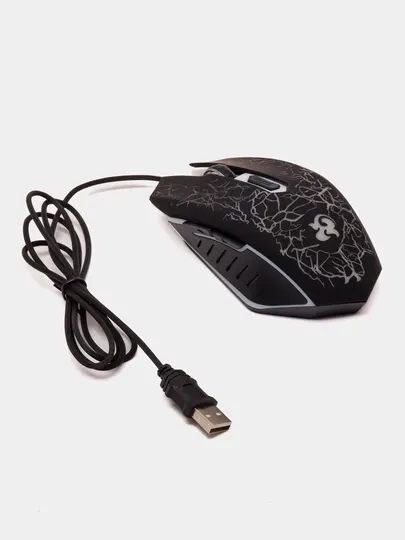 Проводная игровая мышь RGB, 1600 DPI, USB Gaming Mouse, 7 режимов подсветки