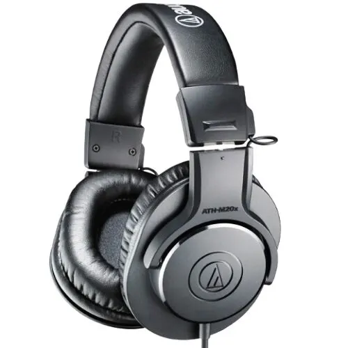 Bluetooth наушники с микрофоном AUDIO-TECHNICA ATH-M20XBT беспроводная полноразмерная гарнитура - чёрная