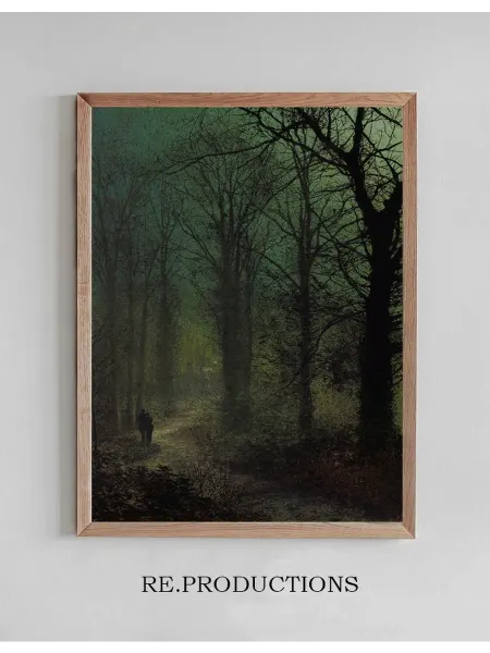 Re.productions Постер Thro’ the Wood - John Atkinson Grimshaw