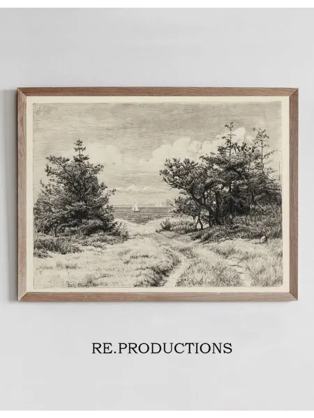 Re.productions Постер Udsigt til Havet - Carl Bloch
