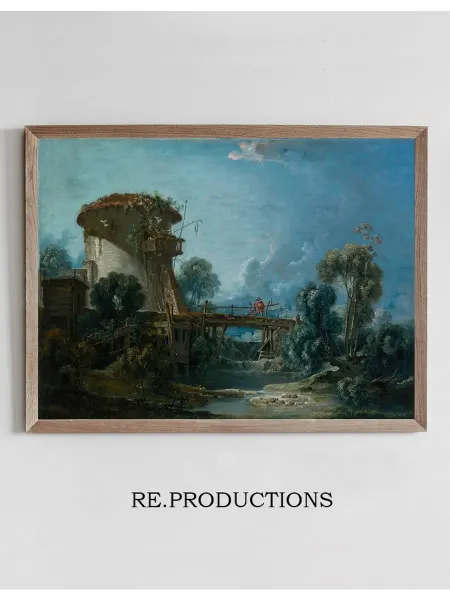 Re.productions Постер The Dovecote - François Boucher