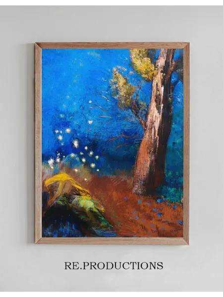 Re.productions Постер La mort de Bouddha - Odilon Redon