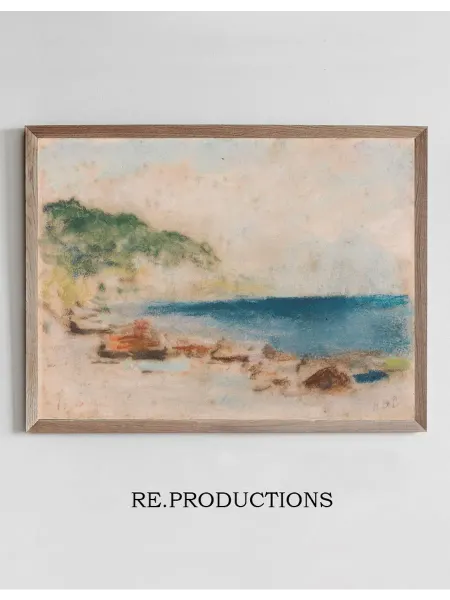 Re.productions Постер Coastal Scene - Hercules Brabazon Brabazon