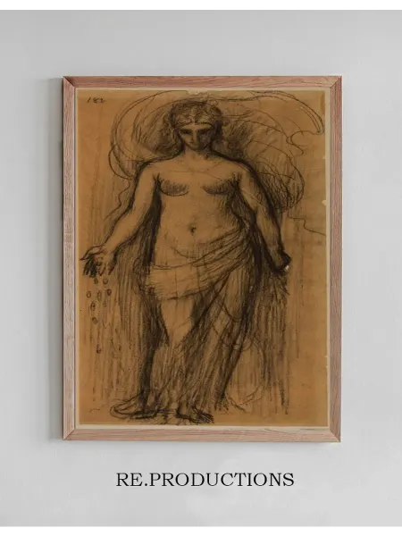 Re.productions Постер Femme debout - Pierre Puvis de Chavannes