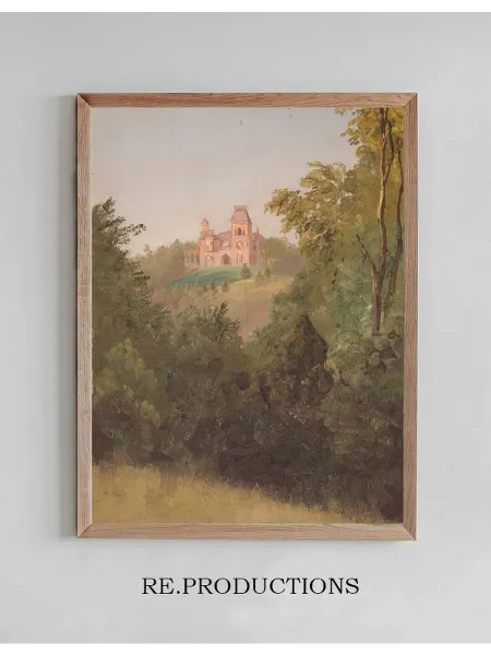 Re.productions Постер Olana from the Southwest - Frederic Edwin Church
