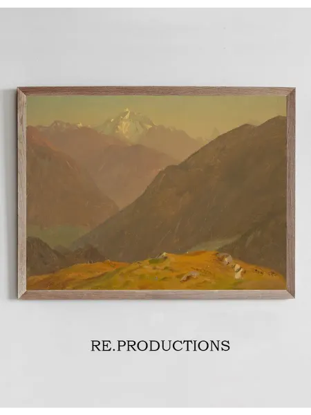 Re.productions Постер The Goell, near - Frederic Edwin Church