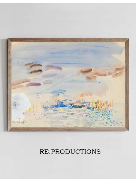 Re.productions Постер Régates à Cowes - Raoul Dufy