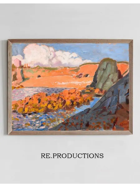 Re.productions Постер La plage rouge - Maurice Denis
