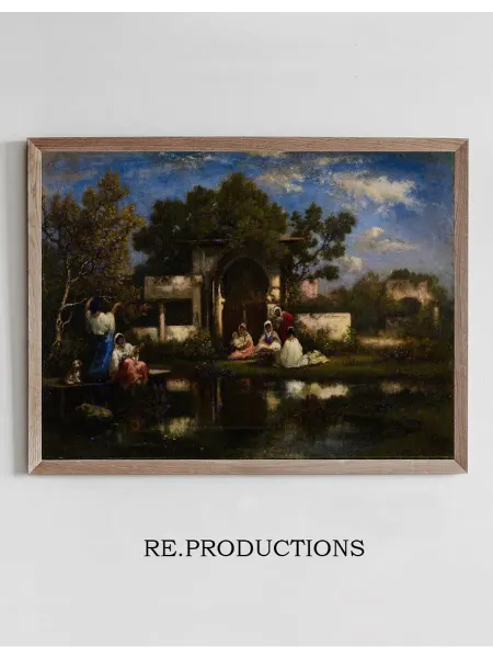 Re.productions Постер Seraglio - Narcisse-Virgile Diaz de La Peña