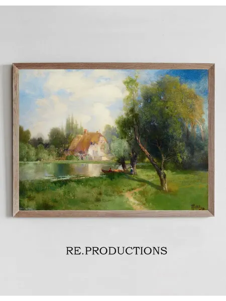 Re.productions Постер Near East Hampton, Long Island - Thomas Moran