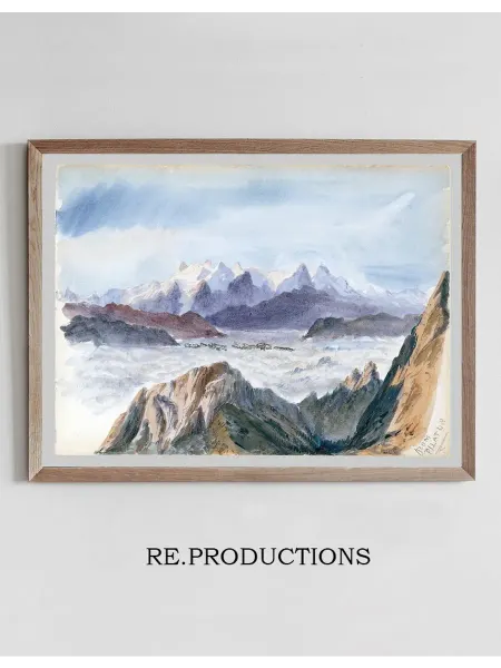 Re.productions Постер Iselle from Mount Pilatus - John Singer Sargent