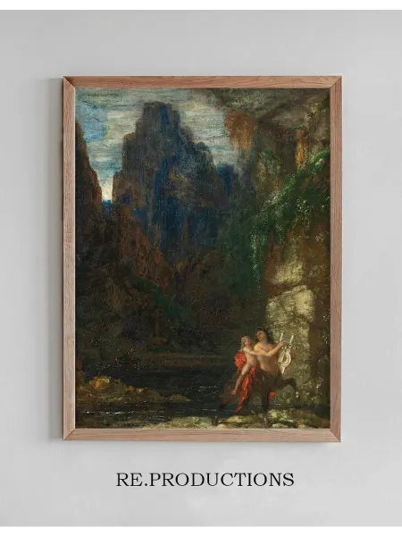Re.productions Постер TheEducationofAchilles - Gustave Moreau